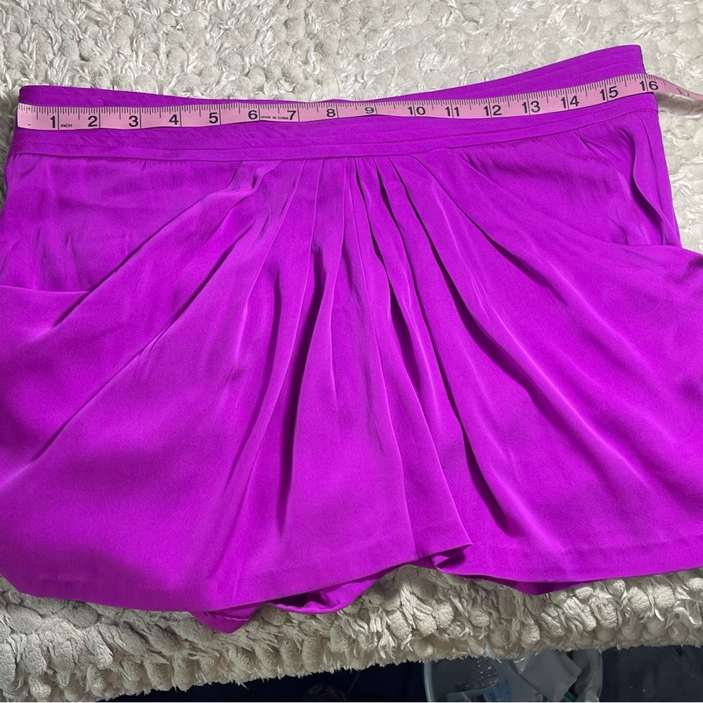 Mara Hoffman pink drapead silk shorts - Picture 8 of 11